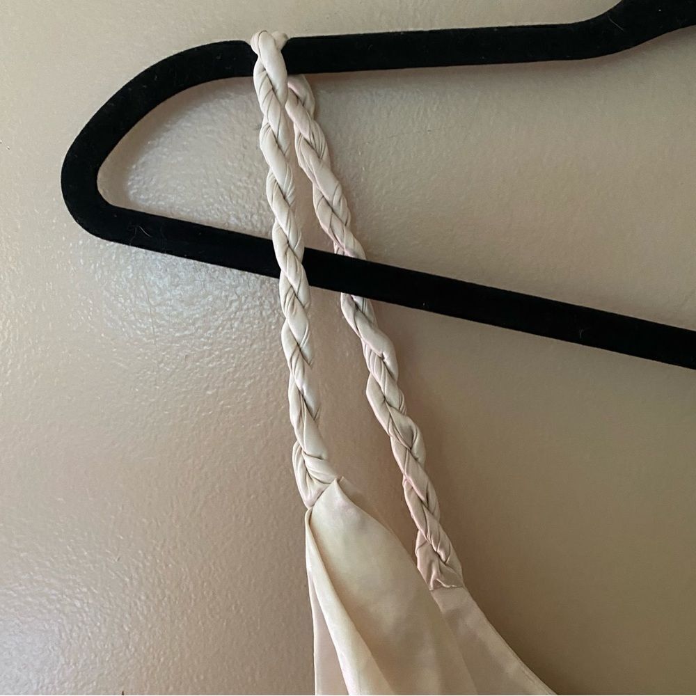 House of Harlow 1960 Irolo gown ivory satin twist strap bias dress Revolve NWT L - Picture 11 of 15